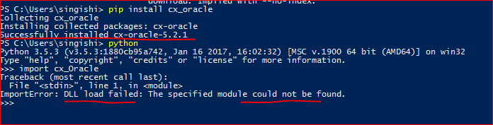 the module mycomobject.dll failed to load.