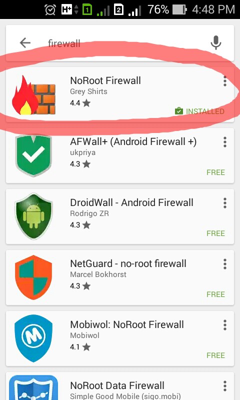 no root data firewall