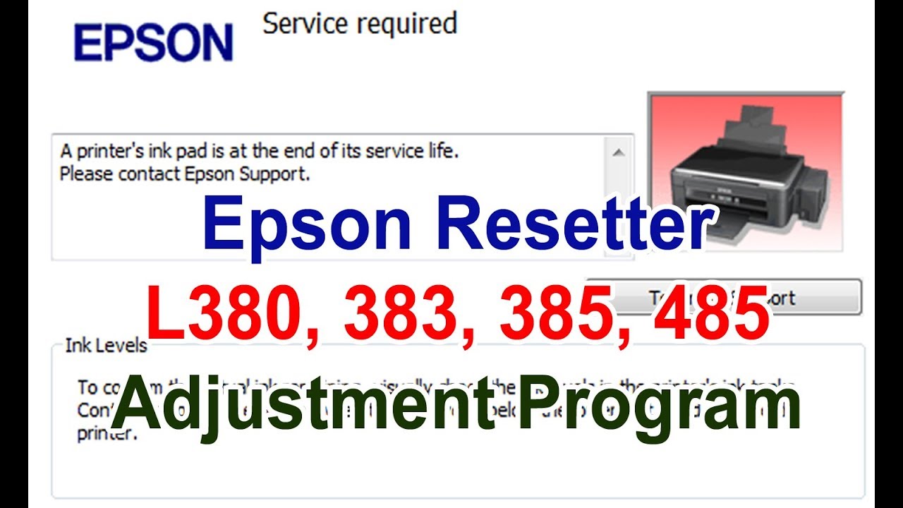 Epson s20 reset program